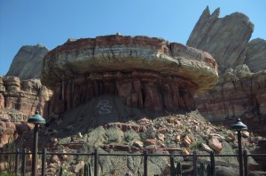 The realism of Radiator Springs Racers is uncanny.  You know, except for the living cars with giant eyeballs.