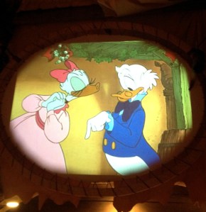 "Ach!  Ye may be a bonny lass, but I've no time fer smoochin'!  Ahve got merchandise to search!" 