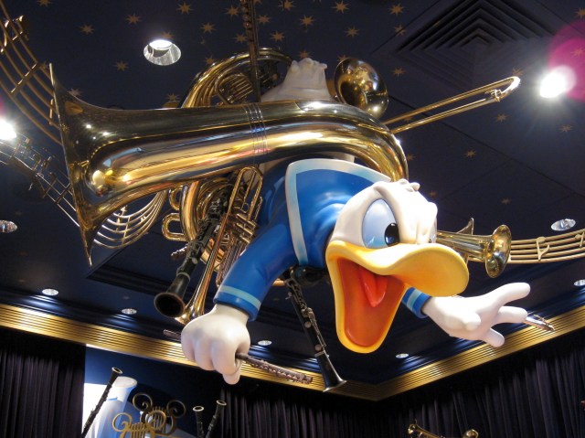 This is the fellow in charge of crowd control at Mickey's PhilharMagic.