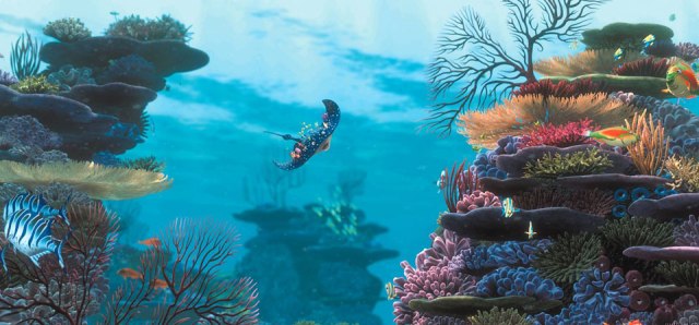 "Today's lesson is about coral bleaching due to increasingly acidic ocean water, kids!"