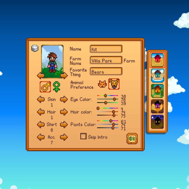 Character Creation After