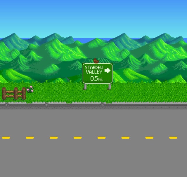 Road Sign Stardew